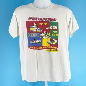 Y2K Pensacola marathon 5K race tshirt 2000s vintage